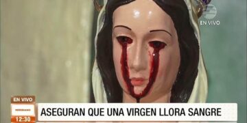 virgen rosa mistica llora lagrimas de sangre en paraguay 1